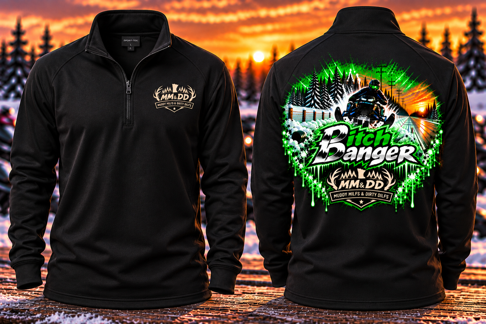 Ditch Banger Green - 1/4 Zip